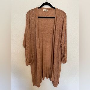 NWOT Duster Cardigan in Rust